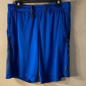 Men's Athletic Blue Performance Shorts